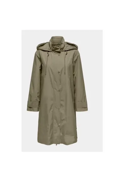 Geaca parka dama - 303387518 - Poliester - Verde - Verde