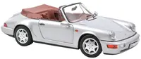 Model de colecție NOREV Modern: Mașini - Porsche 911 Carrera 2 Cabriolet (1990) (Silver)