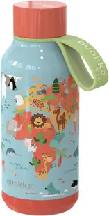 Sticlă termică Quokka Kids - Solid, Map of Life, 330 ml