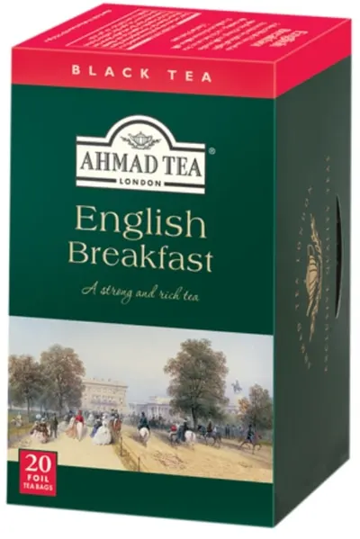 Ceai negru English Breakfast, 20 de pliculețe, Ahmad Tea