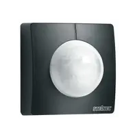 Senzor de miscare profesional, detectie cu infrarosu, pentru cladiri publice,negru
