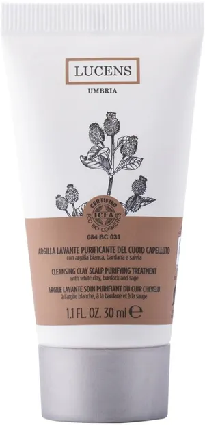 Lucens Șampon cu argilă vindecătoare pentru scalp gras, 30 ml