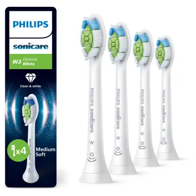 Philips Sonicare Optimal White HX6064/87 capete de schimb pentru periuta de dinti 4 buc