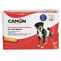 Scutece pentru caini masculi, Camon, L 60/80 cm 12 buc