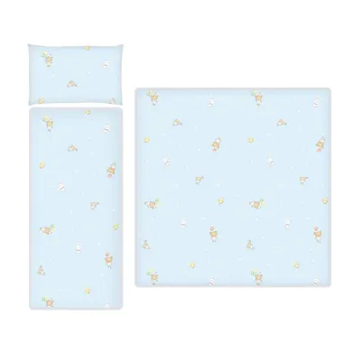Set matlasat pentru carucior Lorelli Ranfors bear party blue
