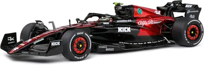 Model de colecție SOLIDO Curse: Mașini - Alfa Romeo F1 Spanish GP (2023)