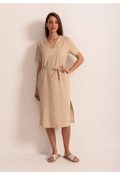 Rochie Dama Cool Flax Collection - Bej