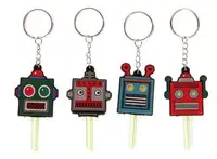 Breloc Funky Retro Robot- mai multe modele