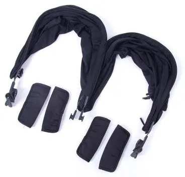 Set de parasolare pentru cărucior Baby Monsters - Easy Twin 3S, Negru