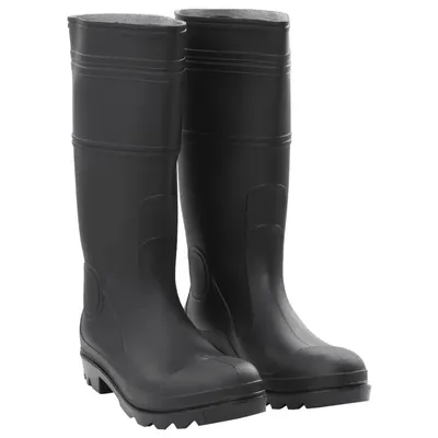 Gossi cizme de ploaie, negru, pvc, marime 44
