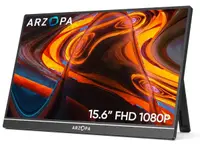 Monitor portabil ARZOPA - A1, 15.6'', FHD, IPS, 60Hz, negru