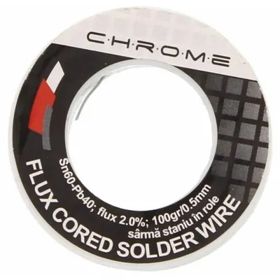 Fludor 100gr 0.5mm SN60 PB40 Chrome TIN-100GR/0.5MM-CHR / 5948636026153