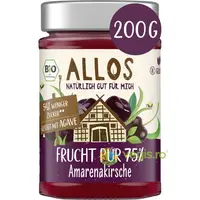 Dulceata de Cirese Amare cu Sirop de Agave fara Gluten Ecologica/Bio 200g