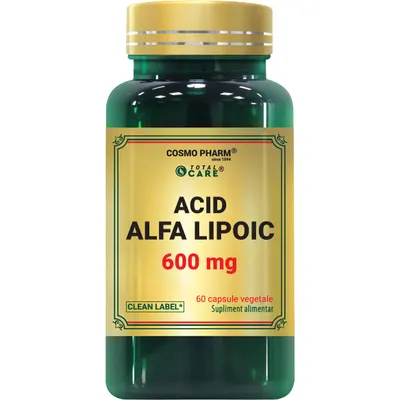 Acid Alfa Lipoic 600mg 60cps