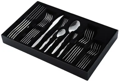 Set tacâmuri Morello - Silver Satin, 30 bucăți