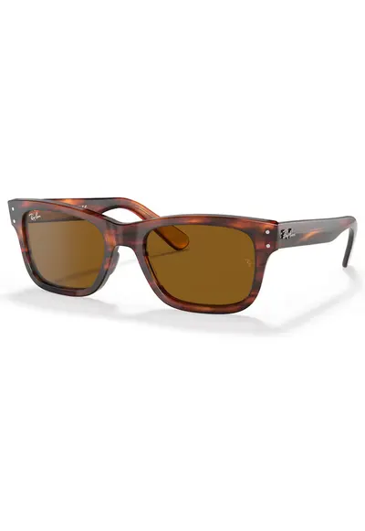 Ray Ban - Ochelari de soare cu model uni Mr Burbank - Maro