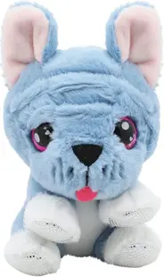 Jucărie interactivă de pluș CuteKins Woof Runts - Buldog francez, 13 cm