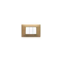 Placa ornament 3 module Vimar(Plana)wood cherry