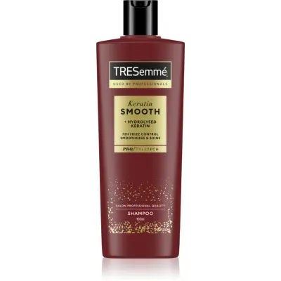 TRESemmé Keratin Smooth sampon cu keratină și ulei de maroule 400 ml