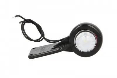 Lumina clarificare dreapta, rosu alb, LED, inaltime 99mm; latime 52mm; adancime 44mm, in relief, lungime cablu 250mm, cu cuier, 12 24V