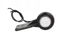 Lumina clarificare dreapta, rosu alb, LED, inaltime 99mm; latime 52mm; adancime 44mm, in relief, lungime cablu 250mm, cu cuier, 12 24V