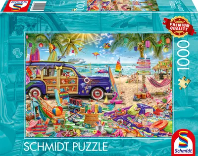 Puzzle Schmidt din 1000 piese - Plajă colorată