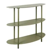 Etajeră verde din metal 90x82x28 cm Riqueza – Leitmotiv