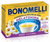 Ceai din plante cu mușețel, melatonină și magneziu, 16 pliculețe, Bonomelli