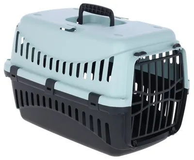 Cusca transport plastic - Bordo - 45 x 30 x 30 cm - Albastru