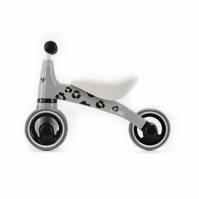 Tricicleta pentru copii, Adamex Animals, fara pedale, cu 3 roti, sistem de blocare a rotirii ghidonului, testata EN71, pentru interior exterior, sezut moale, +12 luni, Panther