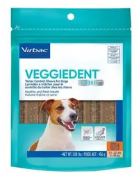 VIRBAC Veggiedent Fresh S (5-10 kg) Recompense caini pentru igiena orala 15 buc.