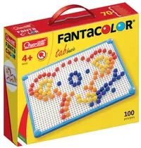 Mozaic de 100 piese Quercetti - Fantacolor Basic