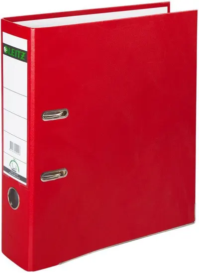 Biblioraft Leitz - 8.0 cm, roșu