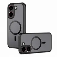 Husa MagSafe pentru Xiaomi Poco X8 Pro, Techsuit, PureFrost, Neagra Satinata