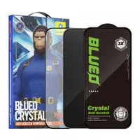 Folie de protectie Ecran Blueo Crystal Anti-Scratch pentru Apple iPhone 15 Pro, Sticla Securizata, Full Glue, Neagra