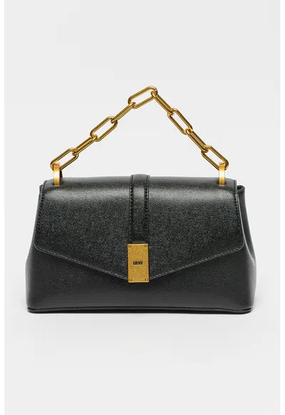 Geanta crossbody de piele Conner - Negru