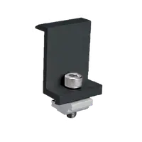 El-Ec End Clamp For Framed Panel 35mm Black
