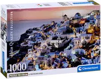 Puzzle Clementoni din 1000 piese - Nuanțele din Santorini