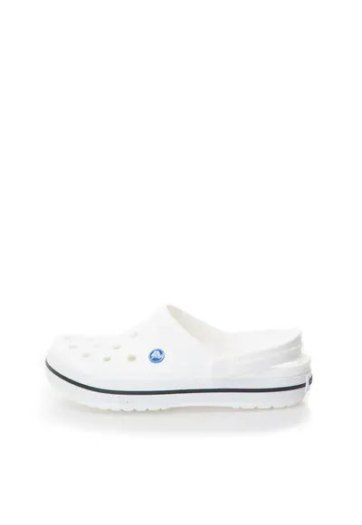 Saboti slingback unisex relaxed fit Crocband234 - Alb