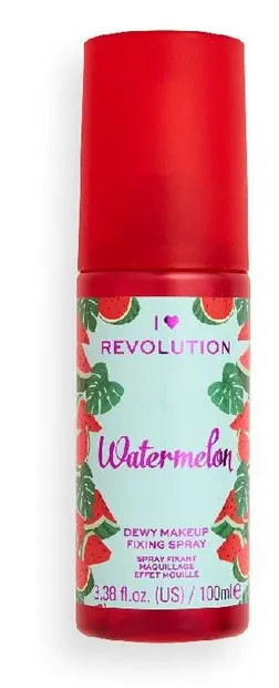 I Heart Revolution Watermelon Spray fixativ iluminator pentru machiaj, 100 ml