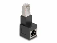 Adaptor de retea RJ45 Cat.6A in unghi 90 grade jos, Delock 87862