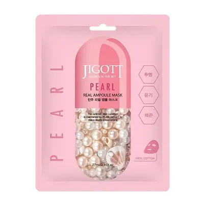 Mască Pearl Real Ampoule 27ml - Jigott
