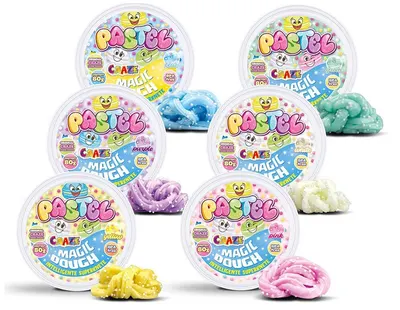 Magic multicolor plastilină pentru modelare Craze - Pastel, 80 g, Sortiment