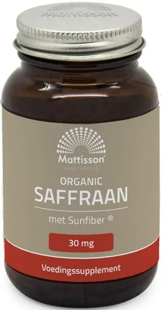 Organic Saffron, 60 capsule, Mattisson Healthstyle
