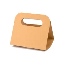 Suport kraft cu mâner pentru un pahar 15x39.5cm (set 50 buc) - Default Title