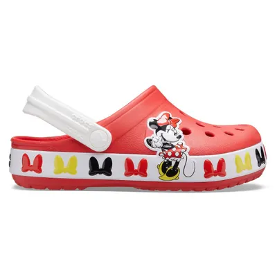 Saboți Crocs Fun Lab Disney Minnie Mouse Band Clog Rosu - Flame