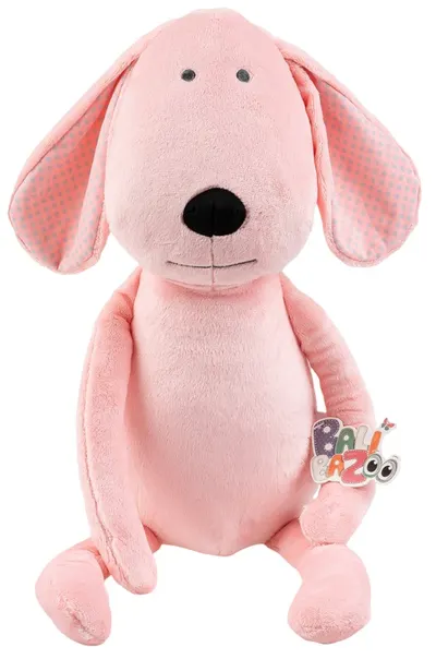 Jucărie moale de îmbrățișat Bali Bazoo - Dog, 58 cm, roz