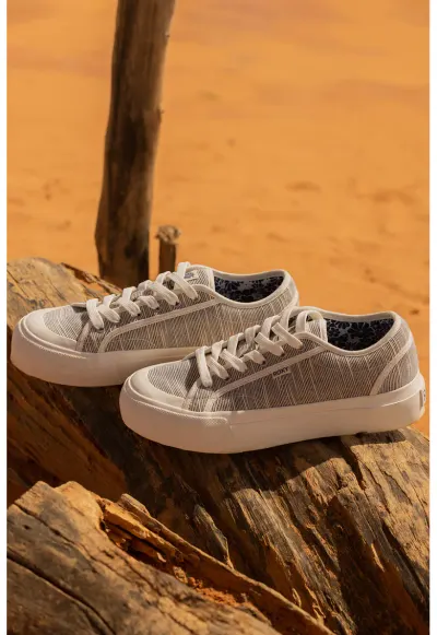 Pantofi sport flatform Cruizer - Alb/Bleumarin