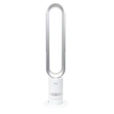 Ventilator Fara Elice Zilan, Alb, Reglabil, 10 Setari de Viteza, 40 W