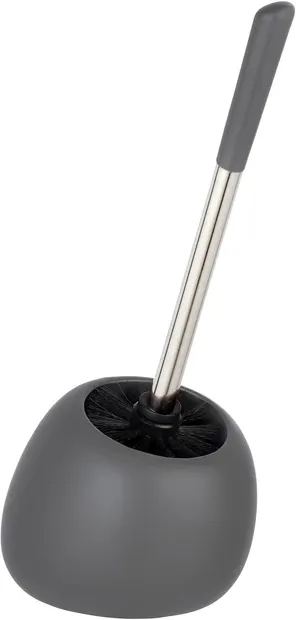 Perie de toaletă Wenko - Polaris Mod, 15 x 34,5 x 14,5 cm, gri mat